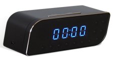 P2P Wifi IP Hidden Camera HD Pinhole Camera Clock Motion Detecion Activated Spy Video Recorder DVR for Android IOS APP Remote View with 160°Wide Angle Night Vision View - Intl