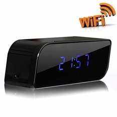 P2P Wifi Pinhole Hidden Alarm Clock Camera Mini Clock H.264 Spy Camera Security & Surveillance Cameras Mini Camcorder Video Recorder Wireless P2P Remote Control Wi-fi Live View (Intl)