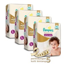 Pampers Premium Care Popok Perekat - L-34 - Box Isi 4