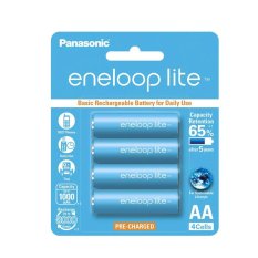 Panasonic Eneloop Lite Baterai AA - 1000 mAh - Bp4 - Biru