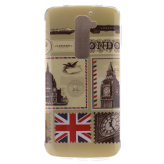 Pattern Clear TPU Silicone Gel Back Cover Skin Soft Case for LG G2 (Brown) (Intl)