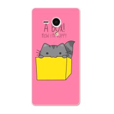 PC Plastic cartoon cat Case for Sony Xperia SP red - Intl