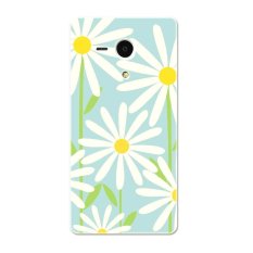 PC Plastic refreshing daisy flowers Case for Sony Xperia SP blue and white - Intl