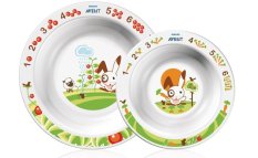 Philips Avent SCF708/00 Toddler Baby Bowl Set (Isi 2)