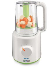 Philips Avent SCF870/20 Combined Steamer Blender - Putih Hijau