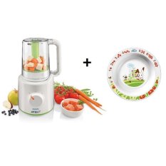 Philips Avent Steam Blender Bonus Mangkok Makan Bayi