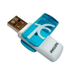 Philips Flashdisk Vivid - 16GB - Putih/Biru