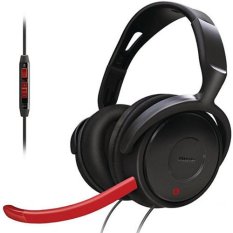 Philips SHG7980 Noise Cancellation PC Gaming Headset (Black/Red)