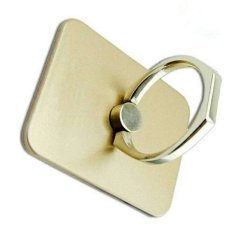 Phone Holder Ring Finger Hand Stand for HP Smartphone Android Apple Tablet Tab Blackberry - Gold