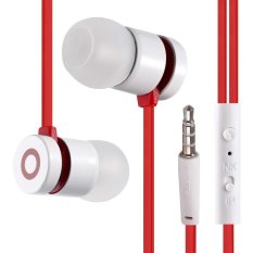 PLEXTONE X38M 3.5mm Plug Headsets Universal Line-control Earphones (White) (Intl)