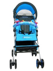 Pliko Adventure 2 PK-108 - Buggy Baby Stroller / Kereta Dorong Bayi - Biru Muda