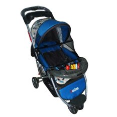 Pliko Boston PK-338 - Baby Stroller / Kereta Dorong Bayi 3 in 1 - Biru Muda