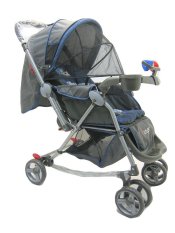 Pliko Ranger PK-298 - Baby Stroller / Kereta Dorong Bayi 4 in 1 - Biru
