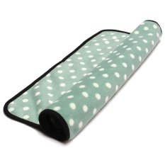 Polar Fleece Soft Warm Dog Cat Rabbit Puppy Bed Blanket Mat Cover Large Size light green (Intl)
