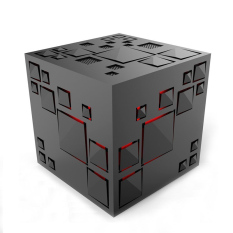 Portable Speaker Bluetooth GoesTime Magic Cube with Handsfree Function - Hitam