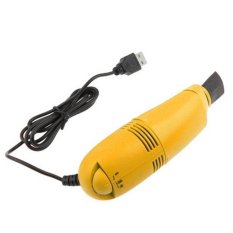 Portable Vacuum - Mini USB Vacuum Keyboard Cleaner for Laptop Computer PC - Kuning