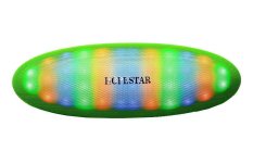 Portable Wireless Bluetooth Speaker Stero Sound Box Amplifier with Beautiful Led Flashing Lights Dancing with Music (Green) - Intl