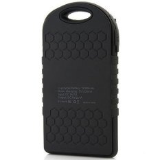 Power Bank Solar Cell / Tenaga Surya 5000 mAh - Hitam