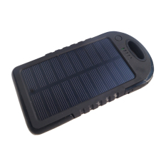 Power Bank Solar Tenaga Surya 9900mAh - Hitam