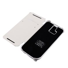Power Case Battery Case HTC ONE M8 3800 mah Flip - White