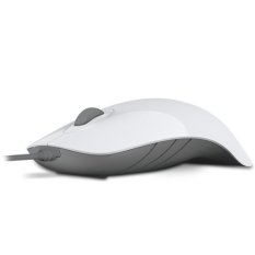 Powerlogic Wired Mouse USB Shark - Putih Abu-abu