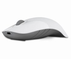 Powerlogic Wireless Mouse Air Shark - Putih Abu-abu