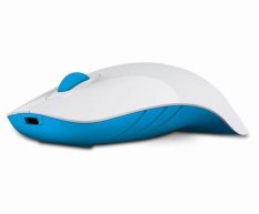 Powerlogic Wireless Mouse Air Shark - Putih Biru