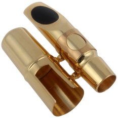 Professiona Gold Plated Metal Alto Saxophone Mouthpiece 6 for Playing the Classical Music (Gold)- Intl