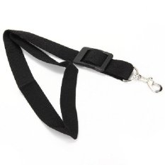 Professional Sax Saxophone Nylon Neck Strap Adjustable Harness Belt with Spring Hook Black - Intl