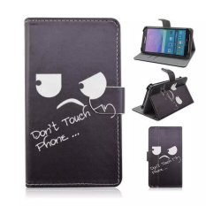 PU Leather Flip Stand Cover for Samsung Galaxy S5 S6 / Sony E4 E5 / MOTO G2 / Blackberries Z30/ Huawei / NOKIA / LG / HTC (Black) - Intl