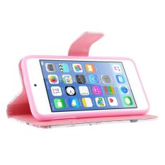 PU Leather Folio Wallet Card Holder Stand Cover Case For iPod Touch 5/6 (Multicolor) - Intl