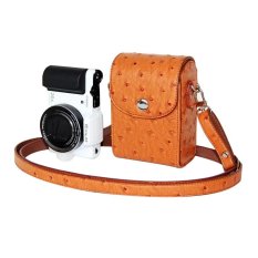 PU Leather Generic Universal Camera Case Bag Cover for Canon Sony Nikon Samsung and other Pocket Camera (Brown) (Intl)