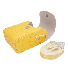PU Leather Generic Universal Camera Case Bag Cover for Canon Sony Nikon Samsung and other Pocket Camera (Yellow) (Intl)