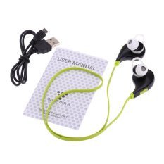 QY7 Wireless Bluetooth 4.0 Stereo Sports Earphone with Microphone (Intl)