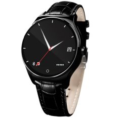 R11 Infrared Remote Controller Smart Watch Round Display MTK2501 Bluetooth 4.0 Heart Rate Monitor IP65 Smartwatch Anti-lost (Black)