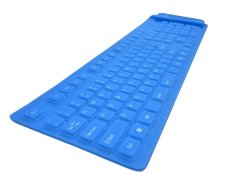 Rapid Keyboard Flexible Usb BR- KB 109 - Biru