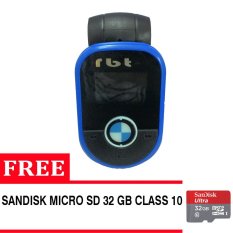 RBT CG-93 Car MP3 USB/TF Player With FM Modulator + Free Sandisk 32Gb Class 10 - Biru