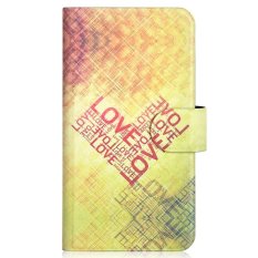 Red Love Heart Design Card Slot Magnetic PU Leather Flip Case Cover Compatible For LG Optimus G3 mini D728 G3 Beat
