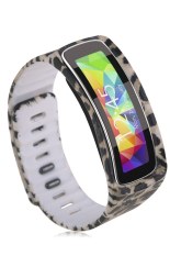 Replacement Wrist Band Bracelet For Samsung Galaxy Gear Fit w/Clasp No Tracker Leopard (Intl)