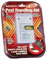 Riddex Plus Pest Repeller Pengusir Tikus & Kecoa - Putih.