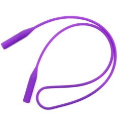 RIS Silicone Eyeglasses Strap Glasses Sunglasses Sports Band Cord Holder Purple - Intl