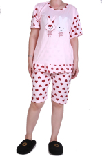Ronaco Baju Tidur BT - 13 Lengan Pendek - Salem
