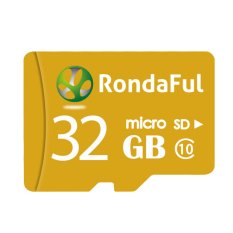 Rondaful gold micro sd card 32GB class10 Real capacity storage memory card TF card for camera- Intl