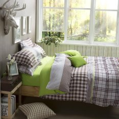 Rural style Home textile Cotton polyester Bedding set bed linen Duvet cover Bed sheet pillowcase bedding sets full queen king Size quality guaranteed (Intl)