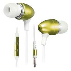 S & F 3.5mm Super Bass Stereo Headphone Earphone Headset For iPhone Samsung LG MP3 (Green) - Intl