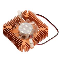 S & F 55mm Cooler Cooling Fan for CPU VGA Video Card Bronze Mini Professional - Intl