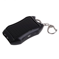 S & F Portable Solar USB Charger with LED Flashlight for iPhone Samsung PSP MP3 4 - Intl