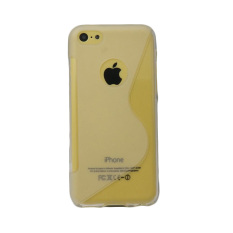 S-Line Gel TPU Soft Rubber Silicone Case for Apple iPhone 5C (Beige) (Intl)