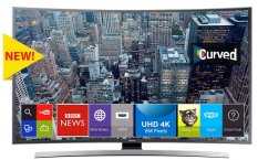 Samsung 55 Inch UHD 4K Curved Smart LED TV UA55KU6500 - Hitam