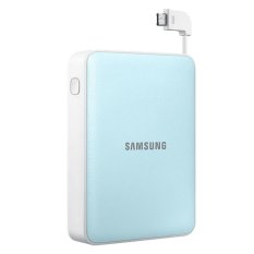 Samsung Battery Pack PowerBank External 8400mAh - Original - Biru Mint